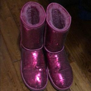 Ugg Pink Sequins Boot
